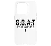 It's All About Jesus Make Heaven Crowded God Over All Things Carcasa para iPhone 15 Pro