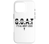 It's All About Jesus Make Heaven Crowded God Over All Things Carcasa para iPhone 16 Pro