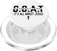 It's All About Jesus Make Heaven Crowded God Over All Things PopSockets PopGrip para MagSafe