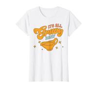 It's All Gravy Baby Funny Thanksgiving Happy Turkey Day Food Camiseta gráfica económica, Mujer, Blanco, XS