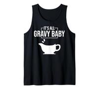 It's All Gravy Baby Funny Thanksgiving Happy Turkey Day Food Camiseta sin Mangas