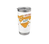 It's All Gravy Baby Funny Thanksgiving Happy Turkey Day Food Vaso térmico de acero inoxidable de doble pared