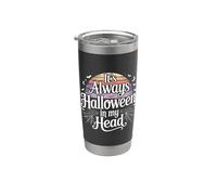 It's Always Halloween In My Head espeluznante espeluznante - Vaso térmico de acero inoxidable de doble pared
