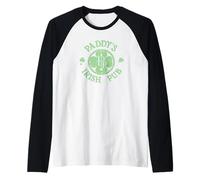 It's Always Sunny Paddy's Irish Pub Clover St. Patrick's Day Camiseta Manga Raglan