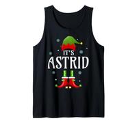 It's Astrid Elf - Nombre Personalizado Divertido de Navidad Astrid Camiseta sin Mangas