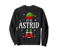 It's Astrid Elf - Nombre Personalizado Divertido de Navidad Astrid Sudadera