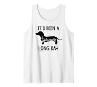 Its Been a Long Day Dachshund Funny Doxie Mom Dachshund Mama Camiseta sin Mangas