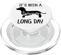 Its Been a Long Day Dachshund Funny Doxie Mom Dachshund Mama PopSockets PopGrip para MagSafe