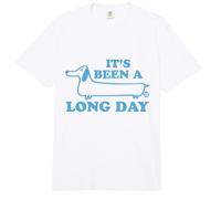 It's Been A Long Day Funny Dachshund Comfort Colors Adult Heavyweight T-Shirt