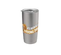 It's Been A Looong Day Agotamiento Cansado - Vaso térmico de acero inoxidable de doble pared