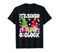 Its Bingo Time Saying Funny GNOME For Women Men Bingo Night Camiseta