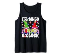 Its Bingo Time Saying Funny GNOME For Women Men Bingo Night Camiseta sin Mangas