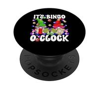 Its Bingo Time Saying Funny GNOME For Women Men Bingo Night PopSockets PopGrip Adhesivo