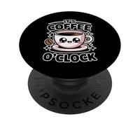 It's Coffee O'Clock PopSockets PopGrip Adhesivo