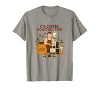 It's Coffee Roasting Time Barista Retro Artwork Camiseta