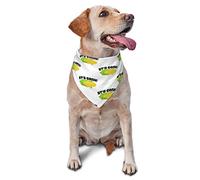 Its Corn It Has The Juice Spring Dog Bandanas Boy Bulk Puppy Pañuelo Ajustable Triángulo Suave Baberos Accesorios para Perros Pequeños Medianos Grandes Gatos Blanco