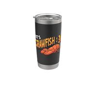 It's Crawfish: 30 Crawfish Boil Mardi Gras Seafood Festival Vaso térmico de acero inoxidable de doble pared