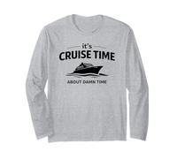 It's Cruise Time About Damn Time Funny Vacation Humor Quote Manga Larga