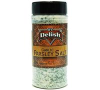 It's Delish Sal de perejil de ajo 14 oz frasco mediano