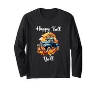 It's Fall Ya'll Cute Vintage Truck - Temporada de otoño Manga Larga