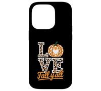 Its Fall Y'all Fall Pumpkin Thanksgiving Autumn Halloween Carcasa para iPhone 14 Pro