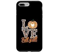 Its Fall Y'all Fall Pumpkin Thanksgiving Autumn Halloween Carcasa para iPhone 7 Plus/8 Plus