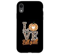 Its Fall Y'all Fall Pumpkin Thanksgiving Autumn Halloween Carcasa para iPhone XR