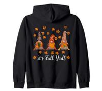 It's Fall Y'all Gnomos de otoño con Hojas de Calabaza Sudadera con Capucha