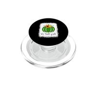 Its Fall Yall Halloween Blanqueado Verde Calabaza Buffalo Plaid PopSockets PopGrip para MagSafe