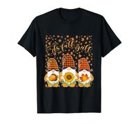 It's Fall Y'all Lindo gnomos Calabaza otoño árbol Hojas de otoño Camiseta gráfica económica