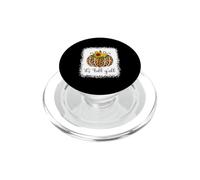 It's Fall Y'all Pumpkin Leopard Print Acción de Gracias Halloween PopSockets PopGrip para MagSafe