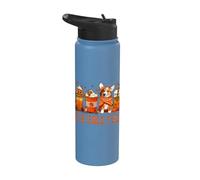 It's Fall Y'all Pumpkin Mujeres Hombres Happy Pumpkin Spice Season Stainless Steel Insulated Water Bottle