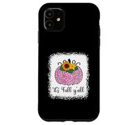 It's Fall Yall Pumpkin Rosa con Estampado de Leopardo para Mujer Carcasa para iPhone 11
