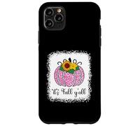 It's Fall Yall Pumpkin Rosa con Estampado de Leopardo para Mujer Carcasa para iPhone 11 Pro MAX