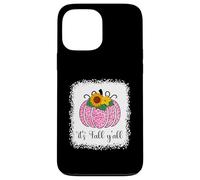 It's Fall Yall Pumpkin Rosa con Estampado de Leopardo para Mujer Carcasa para iPhone 13 Pro MAX