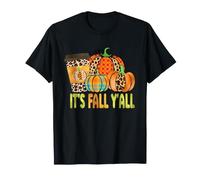 It's Fall Y'all Pumpkin Women Men Happy Pumpkin Spice Season Camiseta