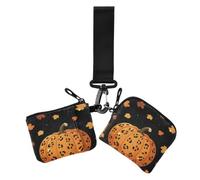 It's Fall Y'all - Tarjeteros para mujer con estampado de calabaza, leopardo, Halloween y flores