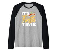 It's Fiesta Time Mexicano Cinco De Mayo México Camiseta Manga Raglan