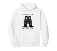 Its Fine Im Fine Coffee Capibara Sudadera con Capucha