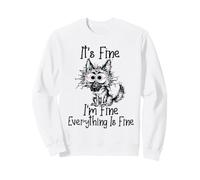 It's Fine Im Fine Everything Fine Funny German Shepherd Dog0 Sudadera