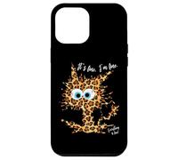 It's Fine I'm Fine Everything is Fine Fun - Gato con Estampado de Leopardo Carcasa para iPhone 12 Pro MAX