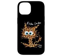 It's Fine I'm Fine Everything is Fine Fun - Gato con Estampado de Leopardo Carcasa para iPhone 14