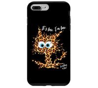 It's Fine I'm Fine Everything is Fine Fun - Gato con Estampado de Leopardo Carcasa para iPhone 7 Plus/8 Plus