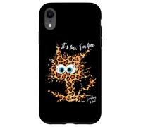 It's Fine I'm Fine Everything is Fine Fun - Gato con Estampado de Leopardo Carcasa para iPhone XR