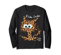 It's Fine I'm Fine Everything is Fine Fun - Gato con Estampado de Leopardo Manga Larga