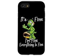 It's Fine I'm Fine Everything is Fine Funny Cute Turtle Carcasa para iPhone SE (2020) / 7/8