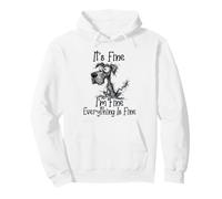 It's Fine I'm Fine Everything is Fine Funny Great Danés Dog Sudadera con Capucha
