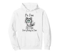 It's Fine I'm Fine Everything is Fine Funny Shetland Sheepdog Sudadera con Capucha