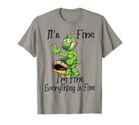It's Fine I'm Fine Everything is oky Funny Turtle Great Gift Camiseta