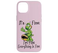 It's Fine I'm Fine Everything is oky Funny Turtle Great Gift Carcasa para iPhone 14 Plus